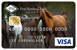 Horses Debit Card Design